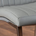 Renato 120cm High Gloss Extending Dining Table and 6 Grey Isco Chairs