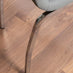 Renato 120cm High Gloss Extending Dining Table and 6 Grey Isco Chairs