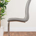 Renato 120cm High Gloss Extending Dining Table and 4 Grey Murano Chairs