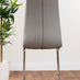 Renato 120cm High Gloss Extending Dining Table and 4 Grey Murano Chairs