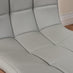 Renato 120cm High Gloss Extending Dining Table and 4 Grey Murano Chairs