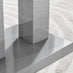 Imperia Rectangular Grey High Gloss 4 Seater Dining Table