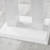 Imperia 4 Modern White High Gloss Dining Table And 4 Black Lorenzo Chrome Dining Chairs Set