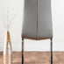 Novara White Marble Round Dining Table & 4 Grey Isco Chairs