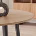 Koko Round Oak Effect 4 Seater Dining Table