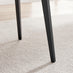 Koko Walnut Effect Round Dining Table & 4 Black Corona Black Leg Chairs