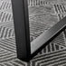 Kylo Brown Wood Effect Dining Table & 6 Grey Milan Black Leg Chairs