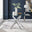 Leonardo 6 Dining Table and 6 Grey Pesaro Silver Leg Chairs