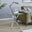 Leonardo Square Glass and Silver Side Table