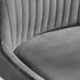Leonardo Black Leg Glass Dining Table & 6 Dark Grey Nora Black Leg Chairs