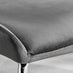 Leonardo 4 Table and 4 Dark Grey Nora Silver Leg Chairs