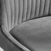 Leonardo 4 Table and 4 Dark Grey Nora Silver Leg Chairs
