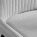Palma White Marble Effect Round Dining Table & 4 Light Grey Nora Black Leg Chairs