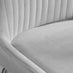 Novara 100cm Round Dining Table and 4 Light Grey Nora Silver Leg Chairs