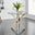 Novara 100cm Round Gold Leg Dining Table & 2 Cappuccino Corona Gold Chairs