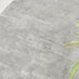 Novara Grey Concrete Effect Black Leg Round Dining Table & 4 Grey Milan Black Leg Chairs