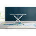 Novara White Marble 120cm Round Dining Table & 6 Grey Belgravia Chairs
