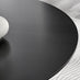 Palma Round Black Semi Gloss 4-6 Seater Dining Table