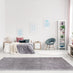 Plush Classic Deep-pile Rug in Grey - 160x220cm