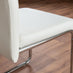 Giovani Grey White Modern High Gloss And Glass Dining Table And 4 White Lorenzo Chairs Set