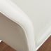 Atlanta Modern Rectangle Chrome Metal High Gloss White Dining Table And 6 White Lorenzo Chairs Set