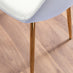 Novara Gold Metal Round Glass Dining Table And 4 White Corona Gold Dining Chairs