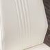 Renato 120cm High Gloss Extending Dining Table and 6 White Willow Chairs