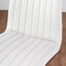Giovani 4 Grey Dining Table & 4 White Isco Chairs